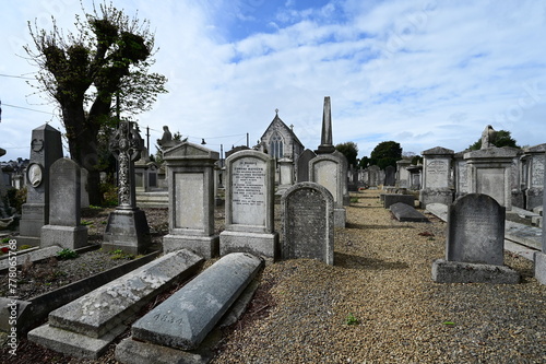 Graveyard in Ireland that goes back three centuries. 