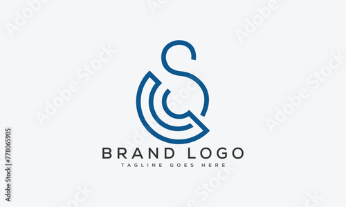 letter SC logo design vector template design for brand photo