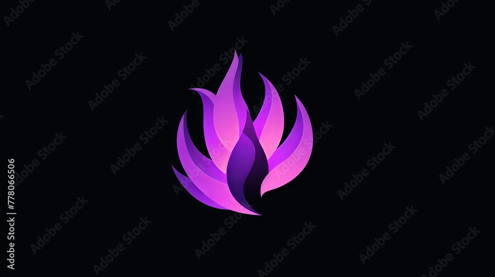 Flame concept logo design Flame concept logo design