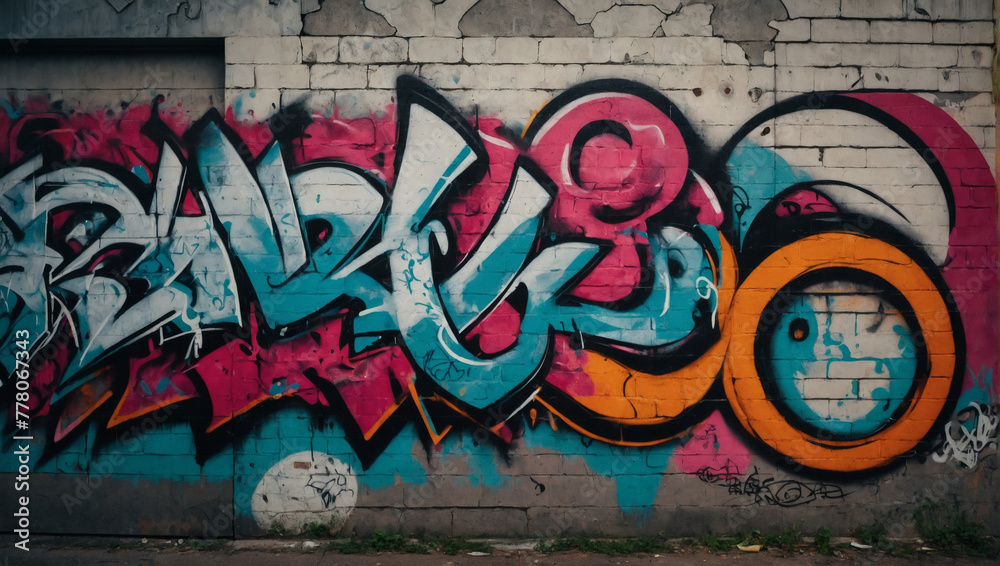 Abstract Urban Graffiti Patterns