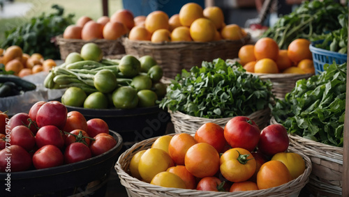 Freshly Harvested Farmer   s Market Produce