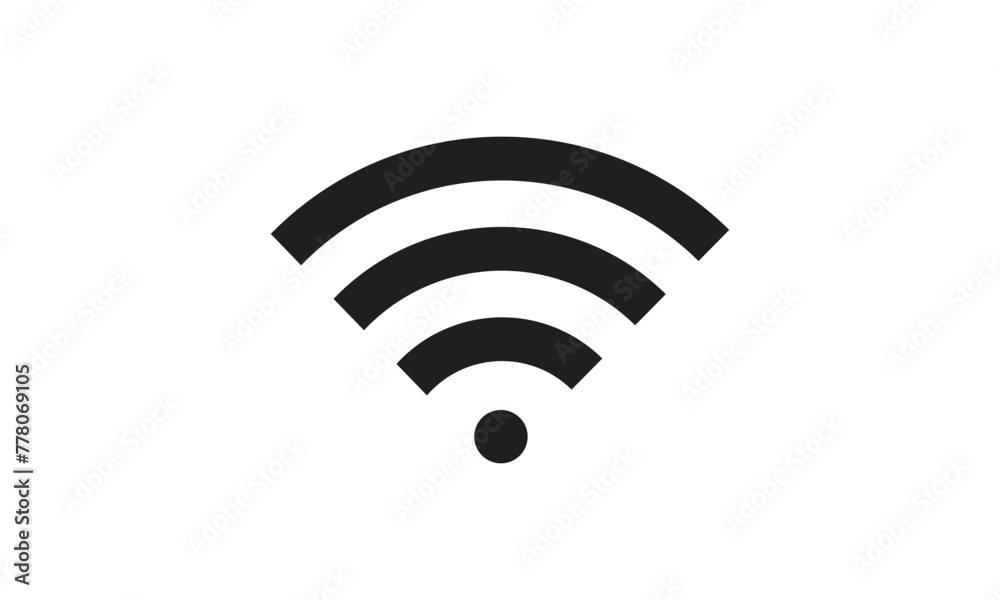 Wifi wireless internet signal flat black icon isolated on transparent background, wi-fi symbol for apps,smartphone,ui,and websites. Wifi wireless internet signal flat black icon isolated on transparent background, wi-fi symbol for apps,smartphone,ui,and websites.
