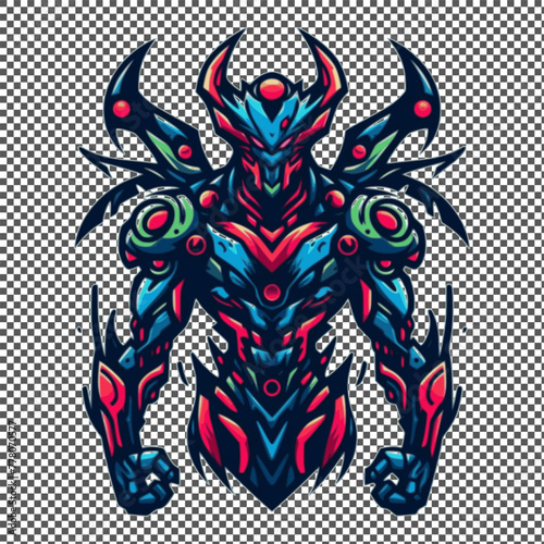 villain monster suitable for T Shirt Design editable design available in PNG