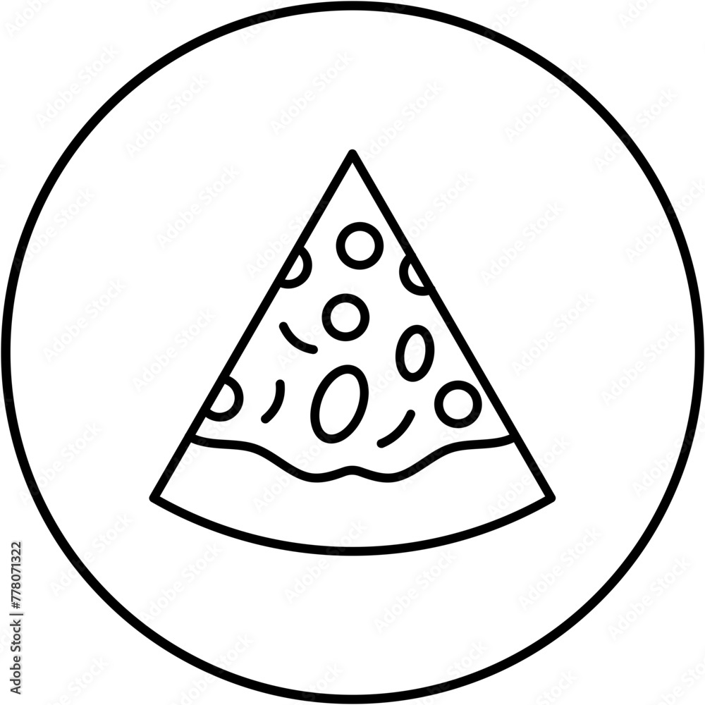 Pizza slice Icon Pizza slice Icon