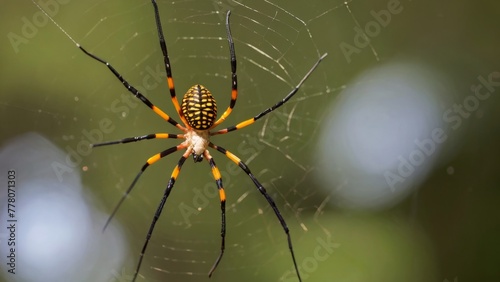 spider on the web © DreamyStudio