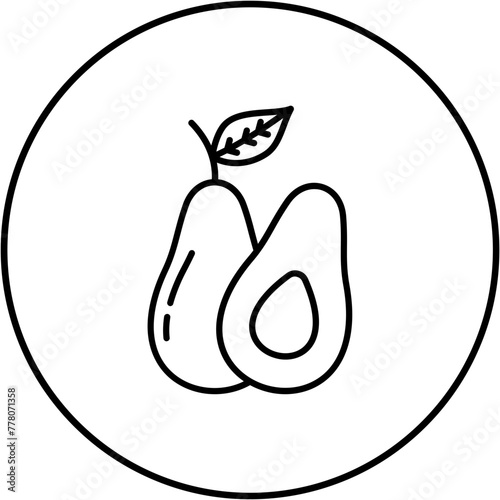 Avocado Icon