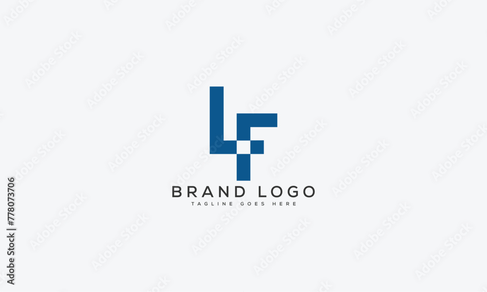 letter LF logo design vector template design for brand letter LF logo design vector template design for brand