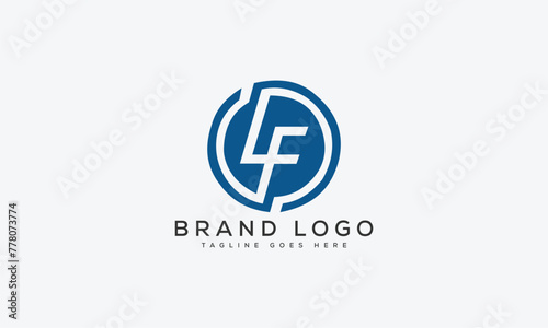 letter LF logo design vector template design for brand photo