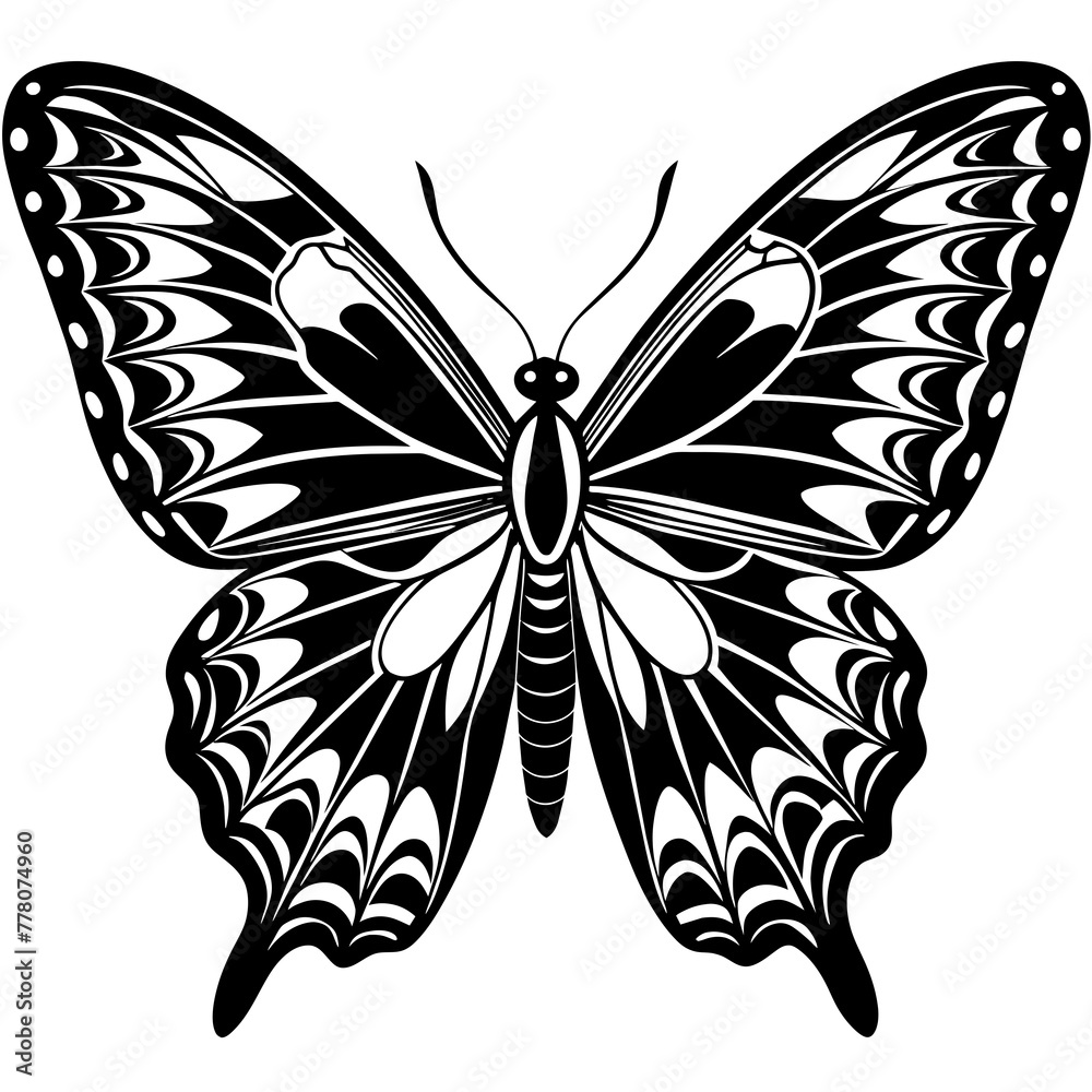 Butterfly vector illustration.
Butterfly vector illustration.