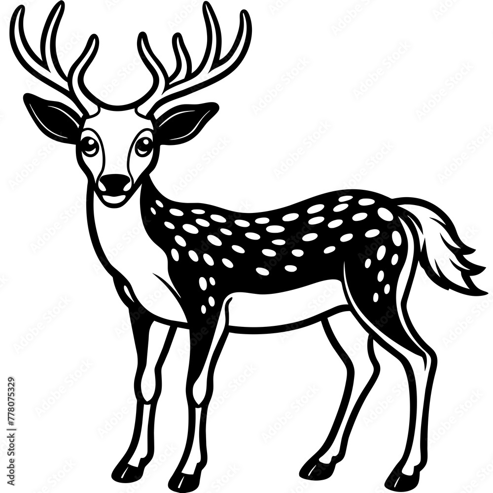 Deer vector illustration
Deer vector illustration