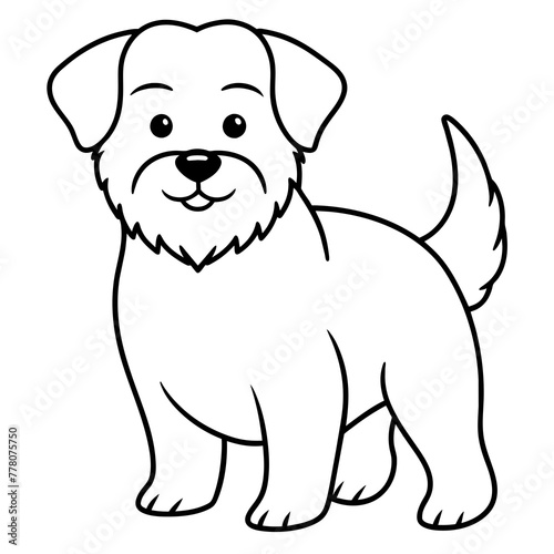  Dog vector illustration. 