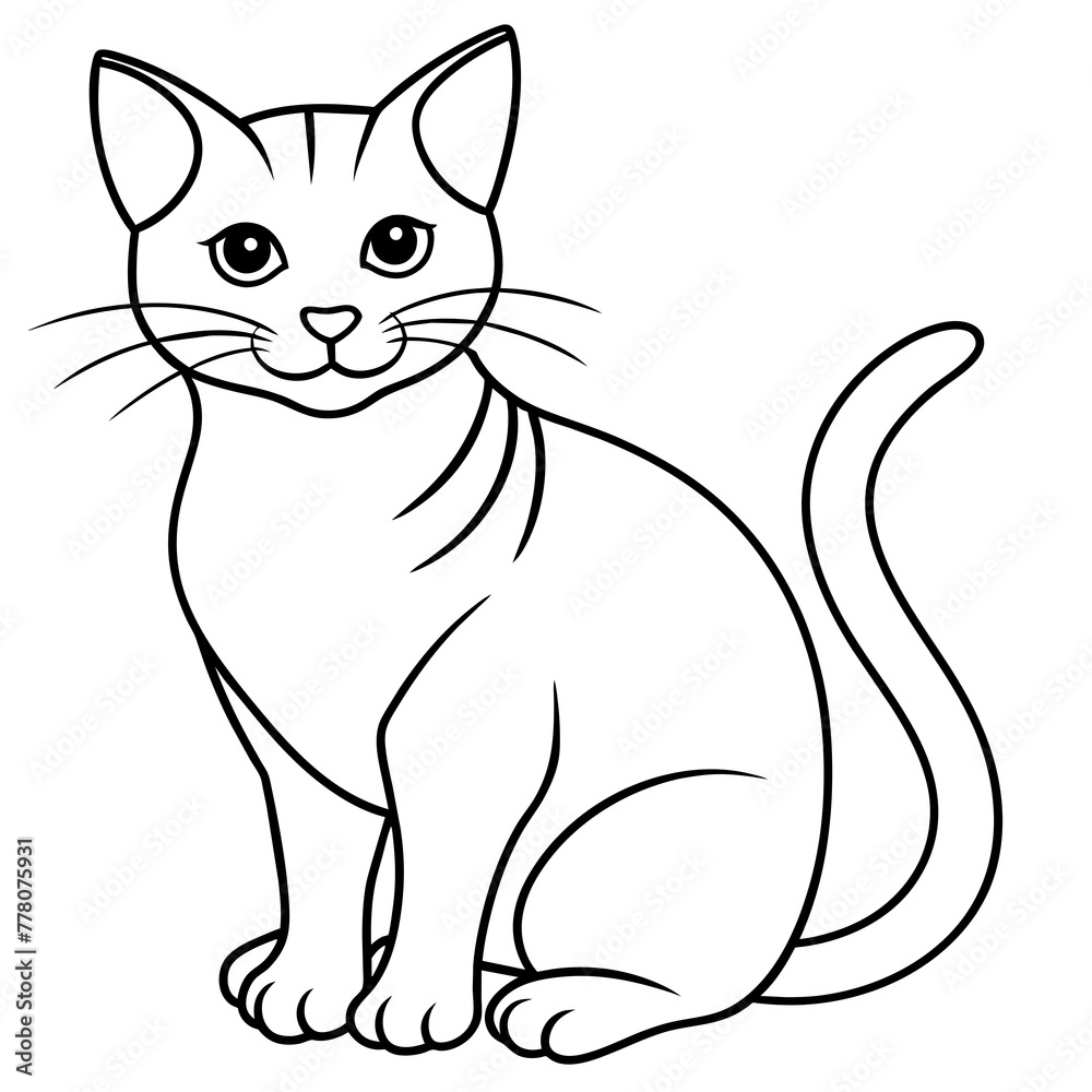 cat vector illustration.
cat vector illustration.
