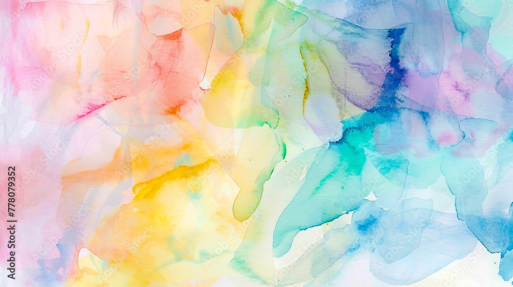 Watercolor background with soft, pastel colors, abstract  , background