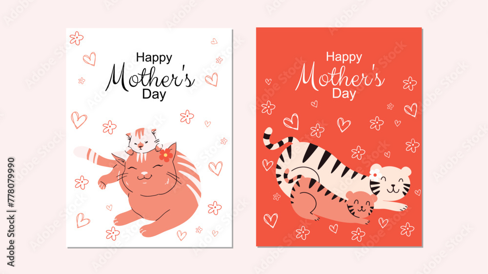 Φωτογραφία Happy Mothers day, card designs