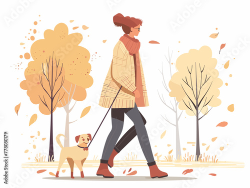 joyful walk in the park
