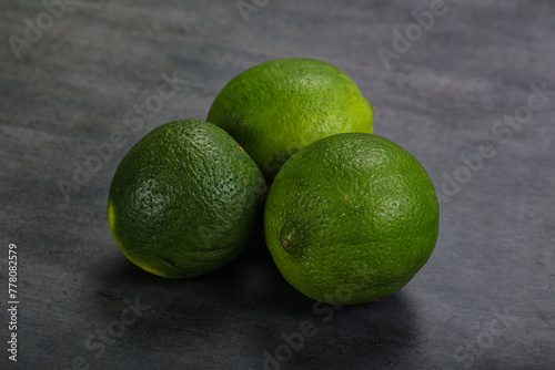 Green sour tropical Lime fruit