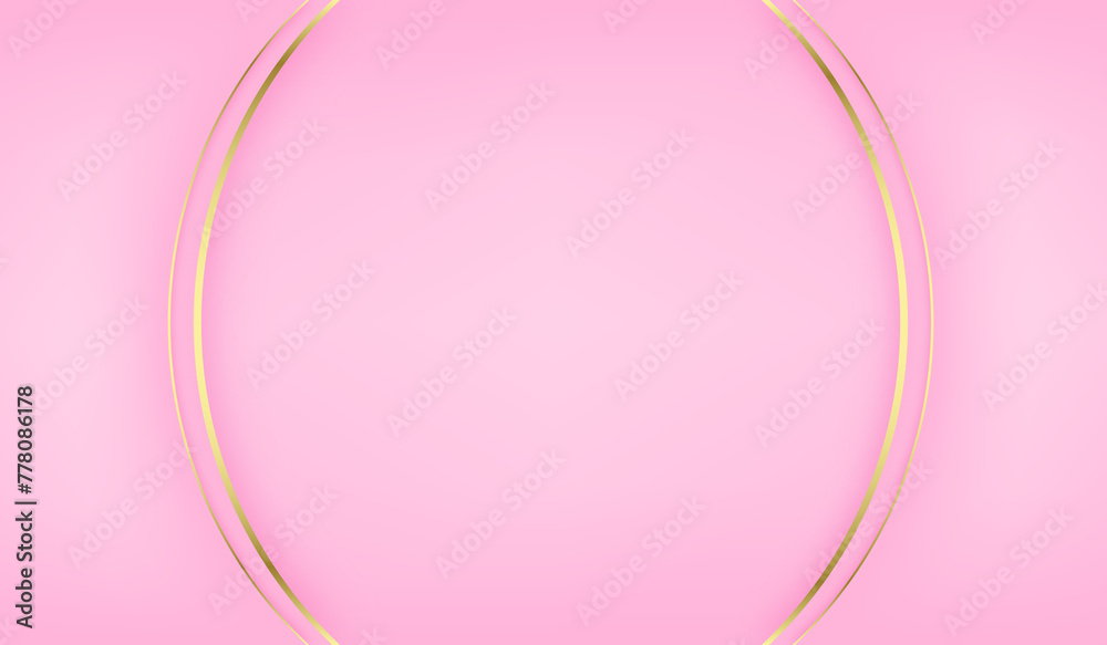 Abstract pink, gold, gradient background. Background for posters, cards and celebrations.