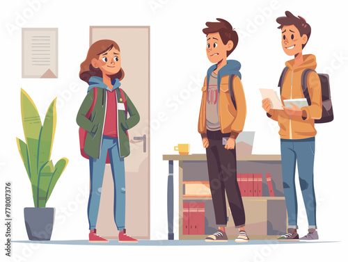 a student seeking guidance