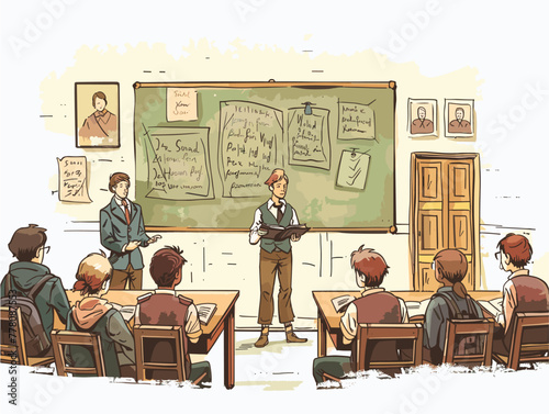 lively history class debate