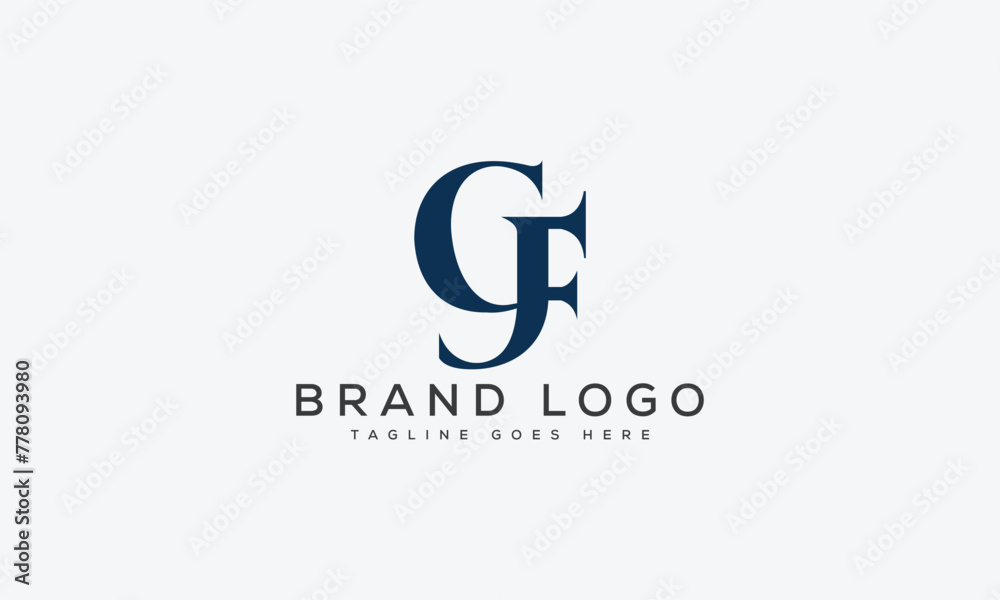 letter GF logo design vector template design for brand letter GF logo design vector template design for brand