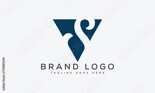 letter SV logo design vector template design for brand