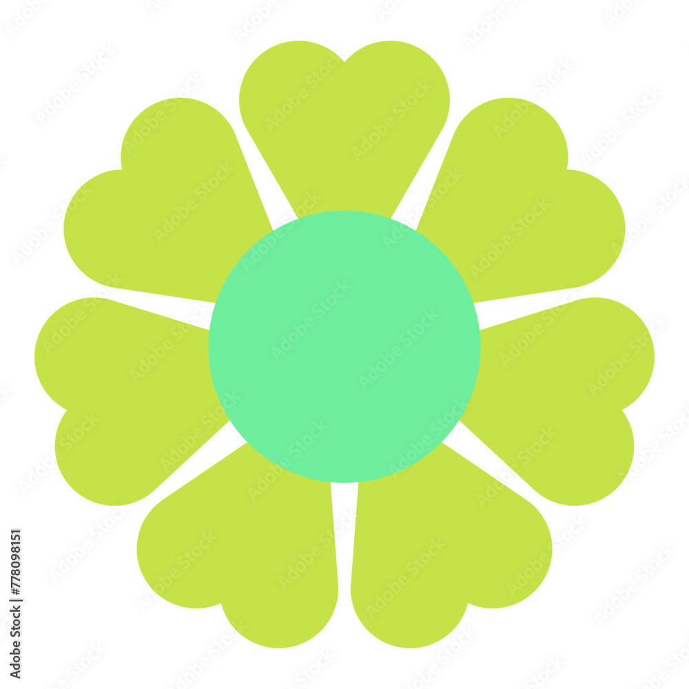 Fototapeta premium flower icon.