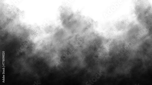 Black Smoke Cloud Transparent Background. Dirty Pollution Toxic Fog or Smog. Black Fog, Smoke, Cloud, Smog, Mist Transparent.