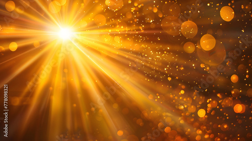 A radiant golden sun © Oleksandr