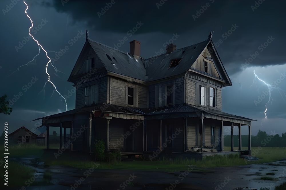 haunted house in the forest haunted house in the forest