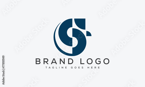 letter SI logo design vector template design for brand