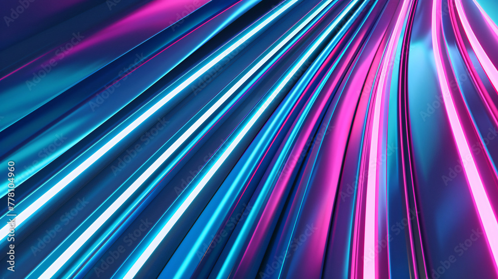 Red and blue technology neon spotlight background, red and blue light background concept illustration Red and blue technology neon spotlight background, red and blue light background concept illustration