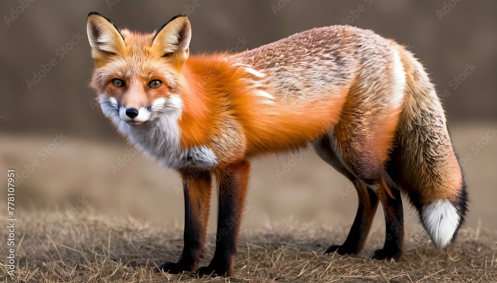 A-Fox-With-Its-Fur-Sleek-And-Shiny-