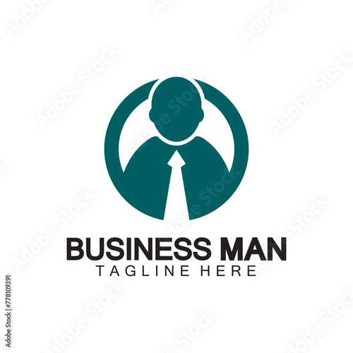 Businessman logo design vector icon illustration Free Download Businessman logo design vector icon illustration - GFXLoad