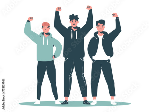 leadership of team with hardwork and dedication