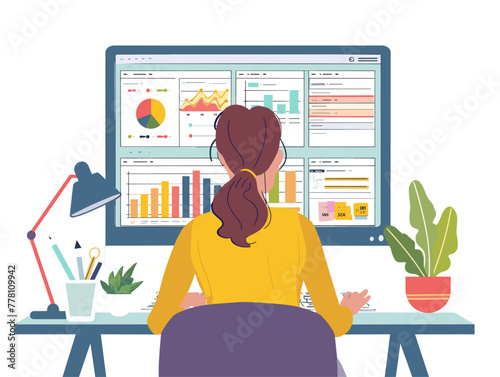 marketing analyst optimizing website performance