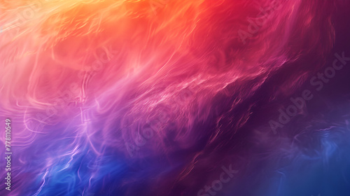 Vibrant abstract background with fluid, swirling colors transitioning from warm to cool tones
