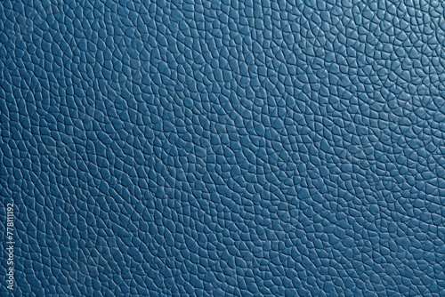 Blue leather pattern background with copy space for text or design showing the texture
