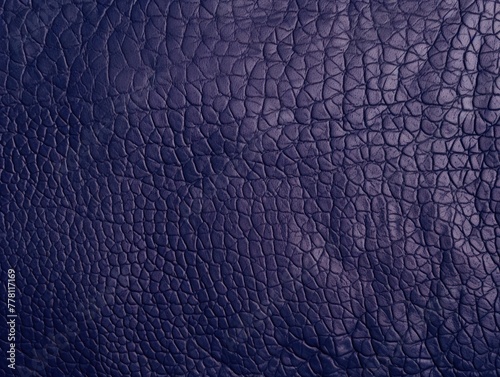 Indigo leather pattern background with copy space for text or design showing the texture