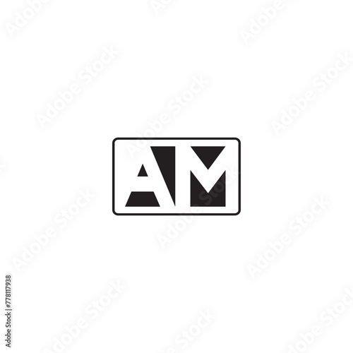 Free Download am logo design am vector logo am initial design - GFXLoad