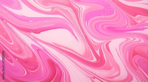 A marbleized pink background with swirling patterns