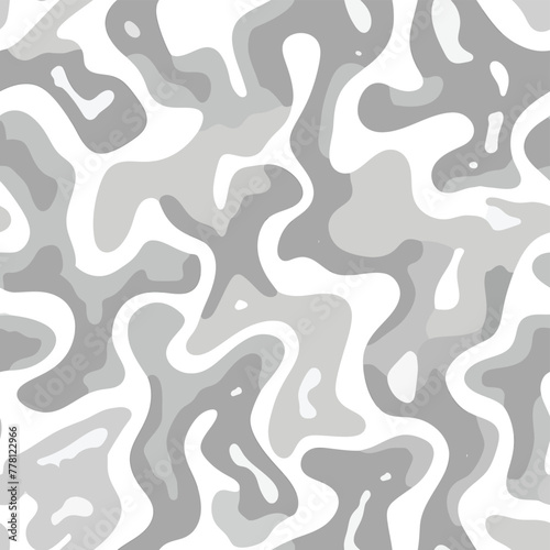 Vector Seamless Watercolor Pattern colorful Design a colorful vintage background with hand-drawn with grey wavy lines