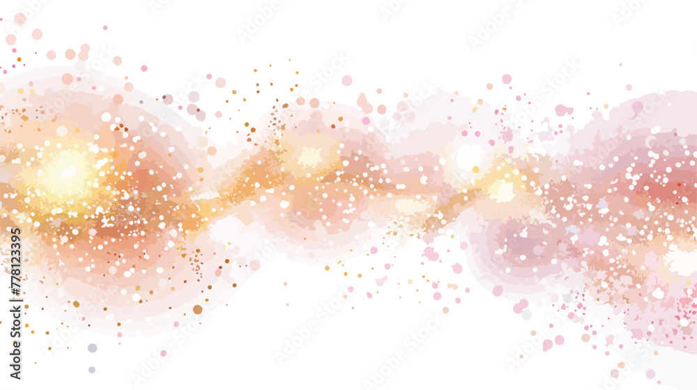 Magic light background with snowflakes. Abstract holi
