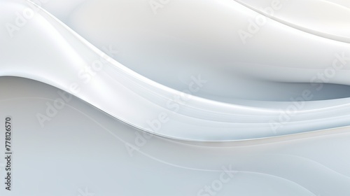 Crisp and pristine white abstract background