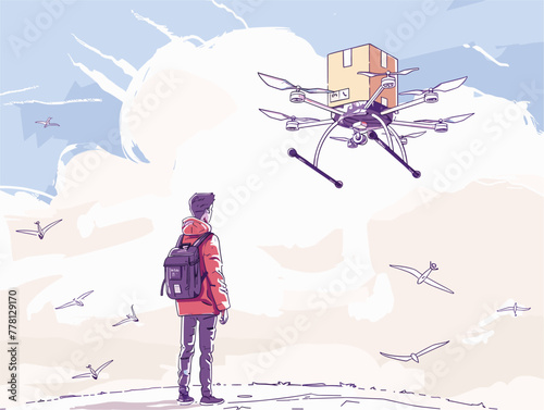 speedy delivery drone
