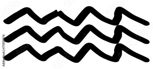 Wave Icon in trendy flat style isolated on grey background. Water wave symbol for your web site design, logo, app, UI. Vector illustration.