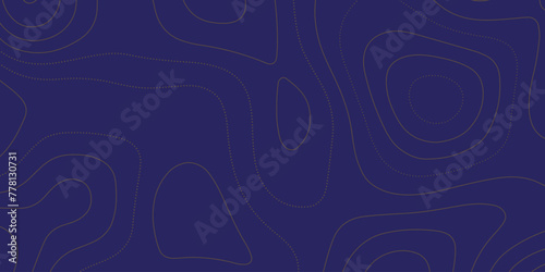 Topographic map. Background with wave line particle elements. Background with topography line dots. Abstract curving flow particles and lines.