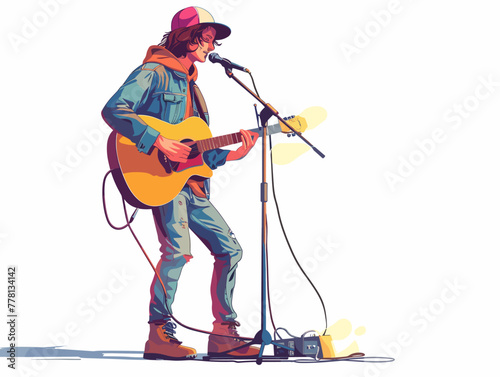 animated text-based musician photo