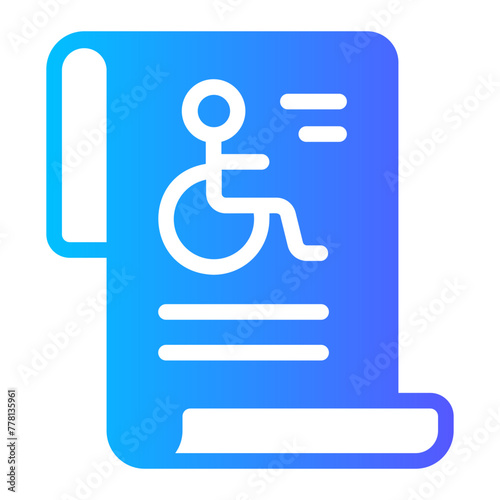 health report gradient icon