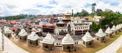  Pashupati is an hindi temple and place of cremations at river bank in kathmandu, nepal
