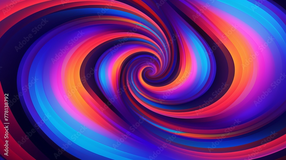 Hypnotic hyper space design with abstract shapes Hypnotic hyper space design with abstract shapes